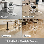 Koonmi Glass Chair Mat for Carpet, 48"x48" Thick Office Chair Mat - Image 4