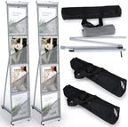 Outus 2 Pcs Mesh Literature Stand, Magazine Rack Floor with 4 Pocket by Outus