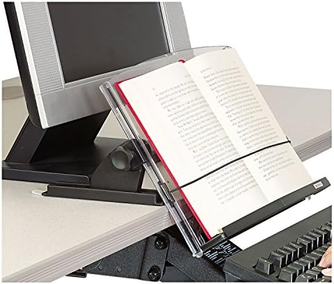 3M DH630 In-Line Document Holder, 14"x5-1/2"x9-1/2", Clear/Black - Image 6
