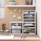 Ballucci 4 Tier File Organizer File Holder, Desk Storage, Letter Paper Tray - Image 2
