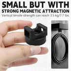 24pcs 22mm Magnetic Zip Tie Mount, Multi-Functional Cable Holder, Suitable for Industrial Cable Management and Home Cable Organizing. 24 Mounts and 100 Nylon Cable Ties - Image 3