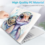 Mektron Case for 13.8" Microsoft Surface Laptop 8/7 (2026/2024) Surface Laptop 13.8 Inch Cover Fits Model 2036, Keyboard Cover +Screen Protector +Dust Plugs, Cute Turtle - Image 6