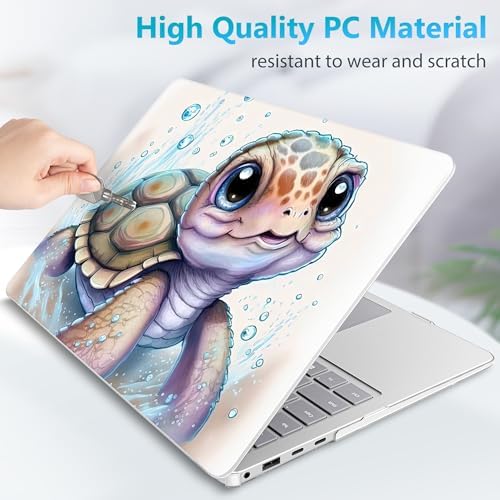 Mektron Case for 13.8" Microsoft Surface Laptop 8/7 (2026/2024) Surface Laptop 13.8 Inch Cover Fits Model 2036, Keyboard Cover +Screen Protector +Dust Plugs, Cute Turtle - Image 6