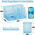 13-in-1 Office Desk Organizer Set for Back to School Supplies Accessories - Image 2