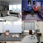 Office Chair Mat for Carpet Floors, 47" x 59" Clear Desk Chair Mats for Low Pile Carpeted Protector, Sturdy PVC Computer Chair Mats Anti-Slip and Easy to Clean for Home & Office - Image 6