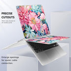 May Chen for MacBook Pro 16 inch A2141 2020 2019 Release, Screen Protector & Keyboard Cover Plastic Soft-Touch Case for MacBook Pro 16-inch with Touch Bar & Touch ID - Flowers Painting - Image 6