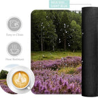 Keyboard Mouse Pad Set, Extended Gaming Mouse Pad+Ergonomics Keyboard Wrist Rest Support, Memory Foam, Easy Typing Pain Relief, 4Pcs XL Ultra Thick Desk Mat,Highland Cow - Image 2