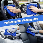25 Packs Magnetic Dry Erase Cloth, Blue Microfiber Whiteboard Eraser Reusable Washable Cleaning Cloth for Office Home, 10x10 Inch - Image 5