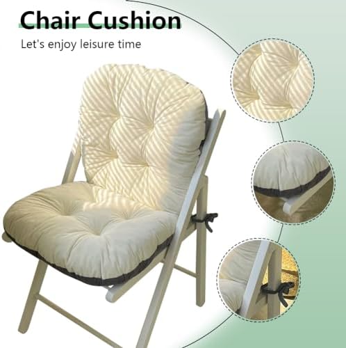 Office Chair Cushion Desk Seat Pad with Back Support for Dorm Chairs - Image 3