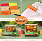 3D Calendar 2027, Desk Time Piece Calendar 2027,Tear-Away 3D Paper Art Notepad w LED Lights,Creative 3D Memo Artsy Pad Calendars, DIY Paper Carving Gift (Phoenix Perched Wutong) - Image 6