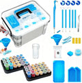 CXJINZE 111 Pcs Diamond Painting Tools Accessories Storage Kit,Blue by CXJINZEArtsCrafts
