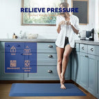 FEATOL Anti Fatigue Mat for Standing Desk & Kitchen Floor, 9/10 Extra Thick - Image 4
