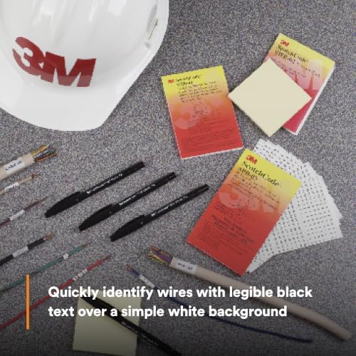 3M ScotchCode Pre-Printed Wire Marker Book SPB-04 - Image 7
