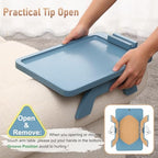 SINWANT Sofa Arm Tray with 360° Rotated Phone Holder,15.35x9.84-in,Blue - Image 4