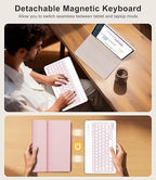 for Samsung Galaxy Tab S11 Ultra 14.6 Inch 2025 Backlit Keyboard Case, Galaxy Tablet S11 Ultra Case Keypad with S Pen Holder, 7-Color Backlight Keyboard for Samsung Tab 14.6'' SM-X930/X936B, Pink - Image 4