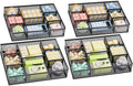 Marbrasse 2 Pack Desk Drawer Organizer, Mesh Drawer Organizer Tray with 8 Adjustable Compartments, Desk Organizers and Accessories, 5 Dividers Drawer for Office Supplies, Makeup & Vanity (Black-2P) by Marbrasse