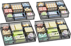 Marbrasse 2 Pack Desk Drawer Organizer, Mesh Drawer Organizer Tray with 8 Adjustable Compartments, Desk Organizers and Accessories, 5 Dividers Drawer for Office Supplies, Makeup & Vanity (Black-2P) by Marbrasse