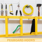 50PC 6" Pegboard Hooks for 1/4" Peg Board - Image 6