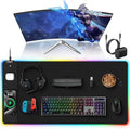 Wireless Charging RGB Gaming Mouse Pad, Desk Pad for MacBook, PC, Laptop by TopmadeProduct-Ordernow