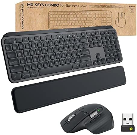 Logitech MX Keys Combo for Business Keyboard and Mouse - Graphite by Unknown
