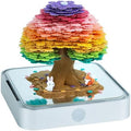 3D Memo Pad Time Piece Calendar 2027, 3D Tear-Off Art Desk Calendar 2027, Creative 3D Memo Pad Paper Art Tree House DIY Paper Carving Decoration (Rainbow Tree) by PTAEXCEL