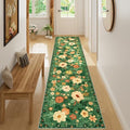 DUKINO 2x8 Runner Rug, Washable Runner Rug for Kitchen Non Slip, Dark Green by DUKINO