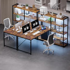 Pamray 49 Inch L Shaped Gaming Computer Desk with Shelves and Storage - Image 2