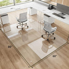 60" x 80" Tempered Glass Chair Mat for Carpet & Hard Floors - Image 4