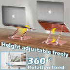 Acrylic Adjustable Book Stand, Reading Stand with Lift Design, High-Density Alloy Desktop Document Holder for Document Recipe, Cookbook, Music Book (Rose) - Image 6