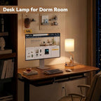 Fenmzee Bedside Lamps for Bedroom Set of 2 - Table Desk Lamp for Nightstand - Image 5