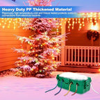 Hrensaw Medium Outdoor Electrical Box(10.6x5.7x4.9inch),Weatherproof Connection Box w/6 Cable Entry,IP54 Waterproof Extension Cord Cover Protect Power Strip,Timer,Plug,Holiday Lights,Green (Pack of 2) - Image 6