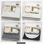 3D Paper Note Roadster Model Sticky Notes Paper Three-Dimensional Sports Car 3D Memo Pad Bookmark Pen Holder DIY Creative Gift (White) - Image 5
