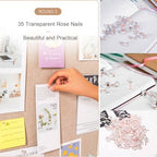 Foldable Large Bulletin Board, 72x48 Inches Cork Board Alternative, Large Felt Board Decorative Pin Board for Wall, Foldable Photo Board Self-Adhesive Vision Board with 36 Pushpins Khaki - Image 5
