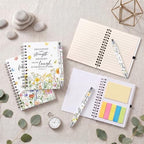 Sprial Notebooks with Pens Bulk, 48 Pack, 5.5 x 4.7 Inch Botanical - Image 2