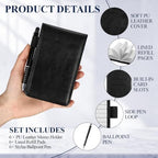 6 Set Small Pocket Notepad with Pen Holder A7 Mini Notepad - Image 3