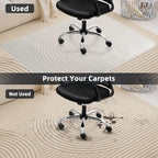 Office Chair Mat for Carpet Floor, Heavy Duty Desk Chair Mat for Low/No Pile Carpeted Floors, Anti Slip Carpets Protector for Home Office (48" x 36") - Image 4