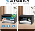 3-Tier Paper Organizer for Desk, Adjustable Mail Organizer, Black - Image 5