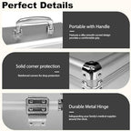 Silver Medication Combination Lock Boxes with Code Small - Image 6