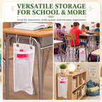 24 Pcs Water Bottle Holder for Classroom Desk Chair - Image 4