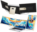 KEFEYA Laptop Screen Extender 15.6", Portable Triple Monitor for Laptops 13-17.3", FHD 1080P 120% sRGB 235° Rotation Detachable Laptop Monitor Extender for Windows/Mac/Dex/Chrome/Surface, Plug n Play by KEFEYA