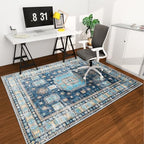 Office Chair Mat for Hardwood Floor, 72"x48" Easy Glide Computer Desk Mat Protector for Rolling Chair Under Desk Rug Nonslip Backing, Machine Wash, (Modern) by CHAKME