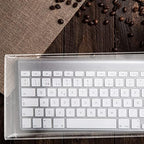 DOITOOL Clear Acrylic Keyboard Cover Protector Keyboard Dust Cover for Desktop and Full Size Water and Spill Resistant Skin for Home and Office 18.70 X 6.10 X 1.96 in - Image 2