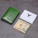 HISCOW Full Grain Leather Business Card Holder Case - Image 3