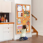 Maxtek Cork Board 48 x 36 in, Large Bulletin Board for Wall Aluminum Framed - Image 5