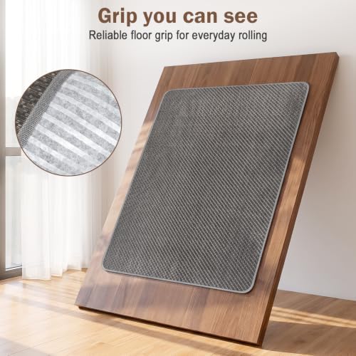 Blvornl Office Chair Mat for Hardwood Floor, 47.2"*60", Black - Image 3