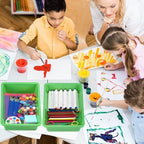 Sintuff 24 Pcs Classroom Paper Tray, Stackable Letter Size Bin, Green - Image 6