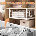 Adjustable Under Shelf Basket Knob Lock Cabinet Storage Holds 50 Lbs - Image 2
