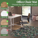 Office Chair Mat for Hardwood Floor & Tile Floor,36"X 48"-Green Grass - Image 3