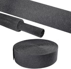 Wire Loom 2 in 1 Heat Shrinkable Fabric Tubing Wrap 1-1/8"-14FT by Sunnarepoon