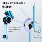 CAHAYA Sheet Music Stand Dual-use Converts to Desktop Stand Adjustable Blue - Image 6